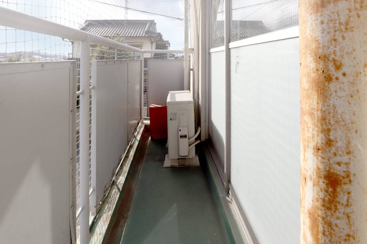 防府市ビレッジハウス田島のバルコニー