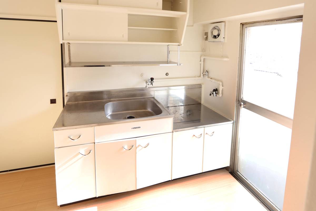 Khu vực bếp của Village House Daimon Dai 2 ở Fukuyama-shi