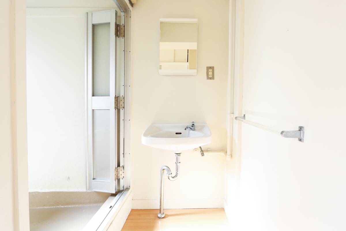 Bồn rửa mặt của Village House Daimon Dai 2 ở Fukuyama-shi