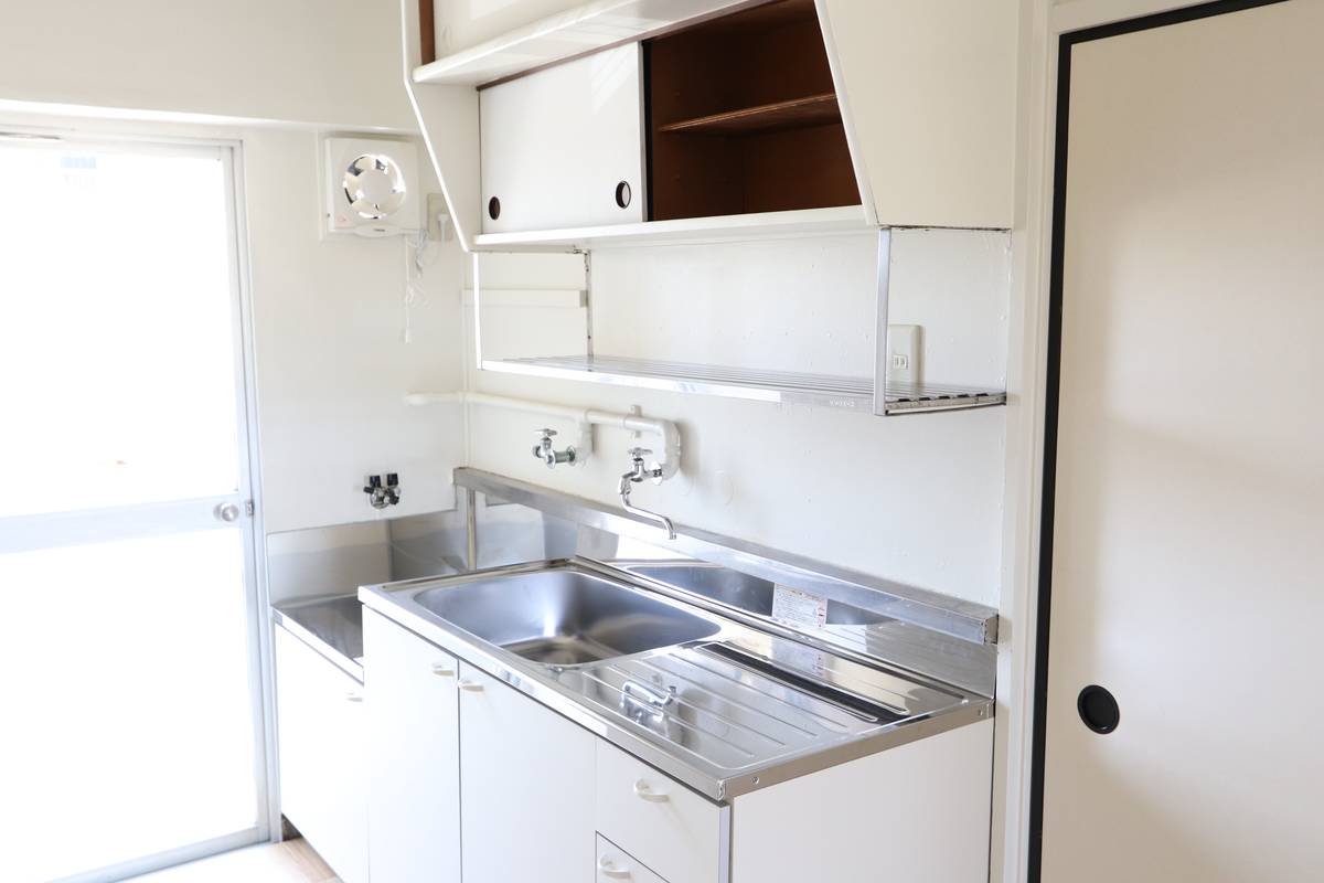 Dapur di Village House Mabi Dai 2 di Kurashiki-shi