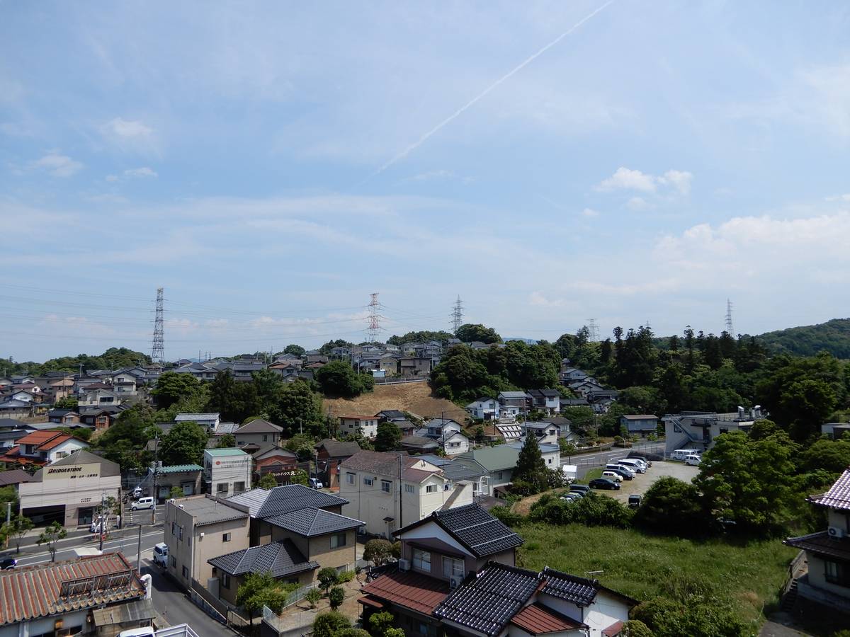 Tầm nhìn từ Village House Shiroeda ở Izumo-shi