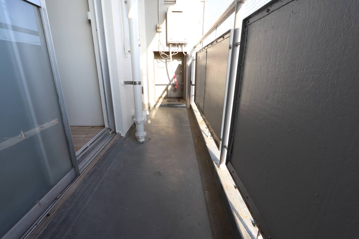 出雲市ビレッジハウス白枝のバルコニー