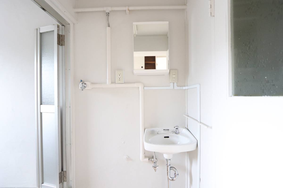 倉吉市ビレッジハウス米田の洗面所