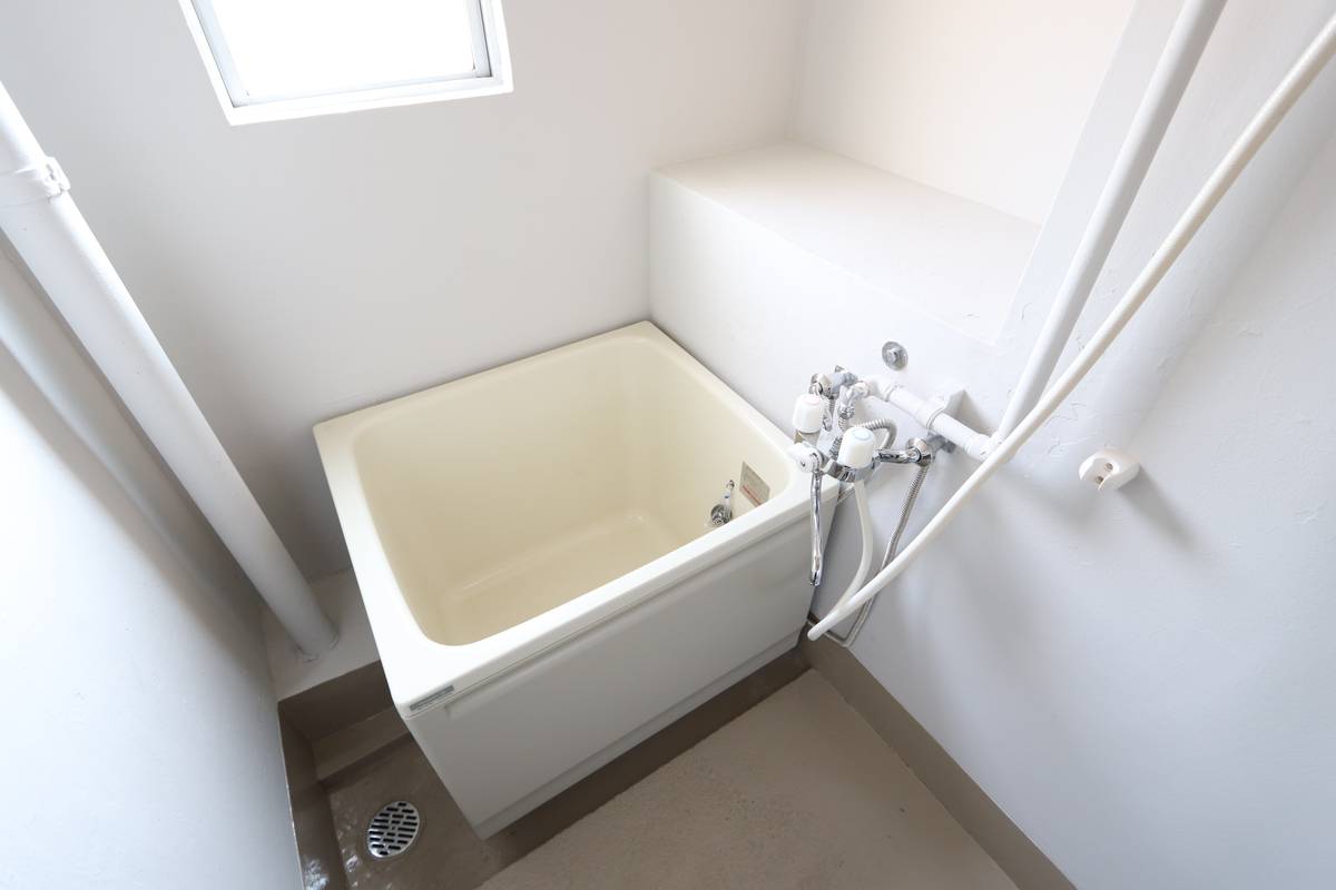 Phòng tắm của Village House Iwata ở Hikari-shi