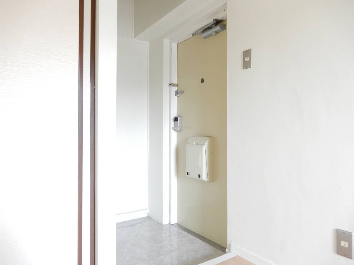 三次市ビレッジハウス願万地の玄関