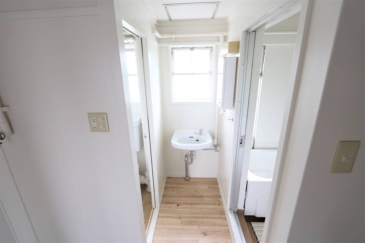 Bồn rửa mặt của Village House Kute ở Oda-shi