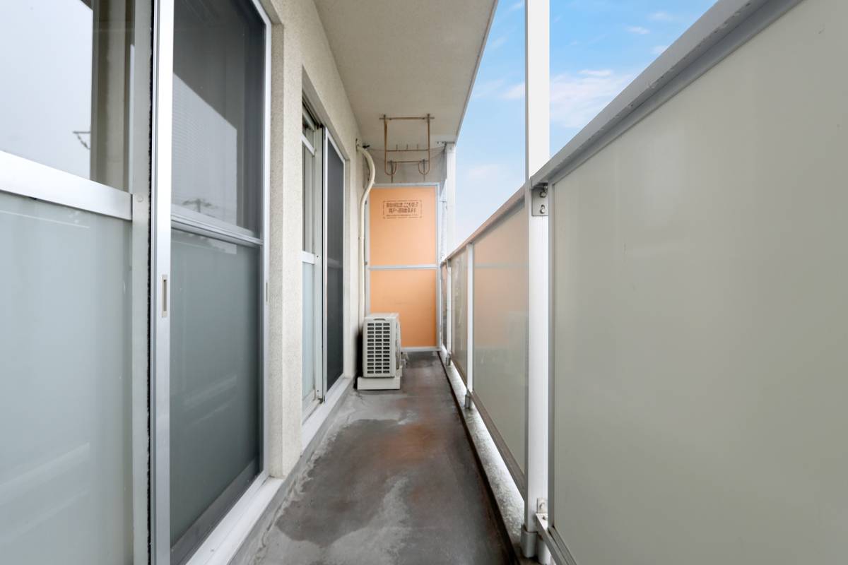 倉敷市ビレッジハウス広江のバルコニー