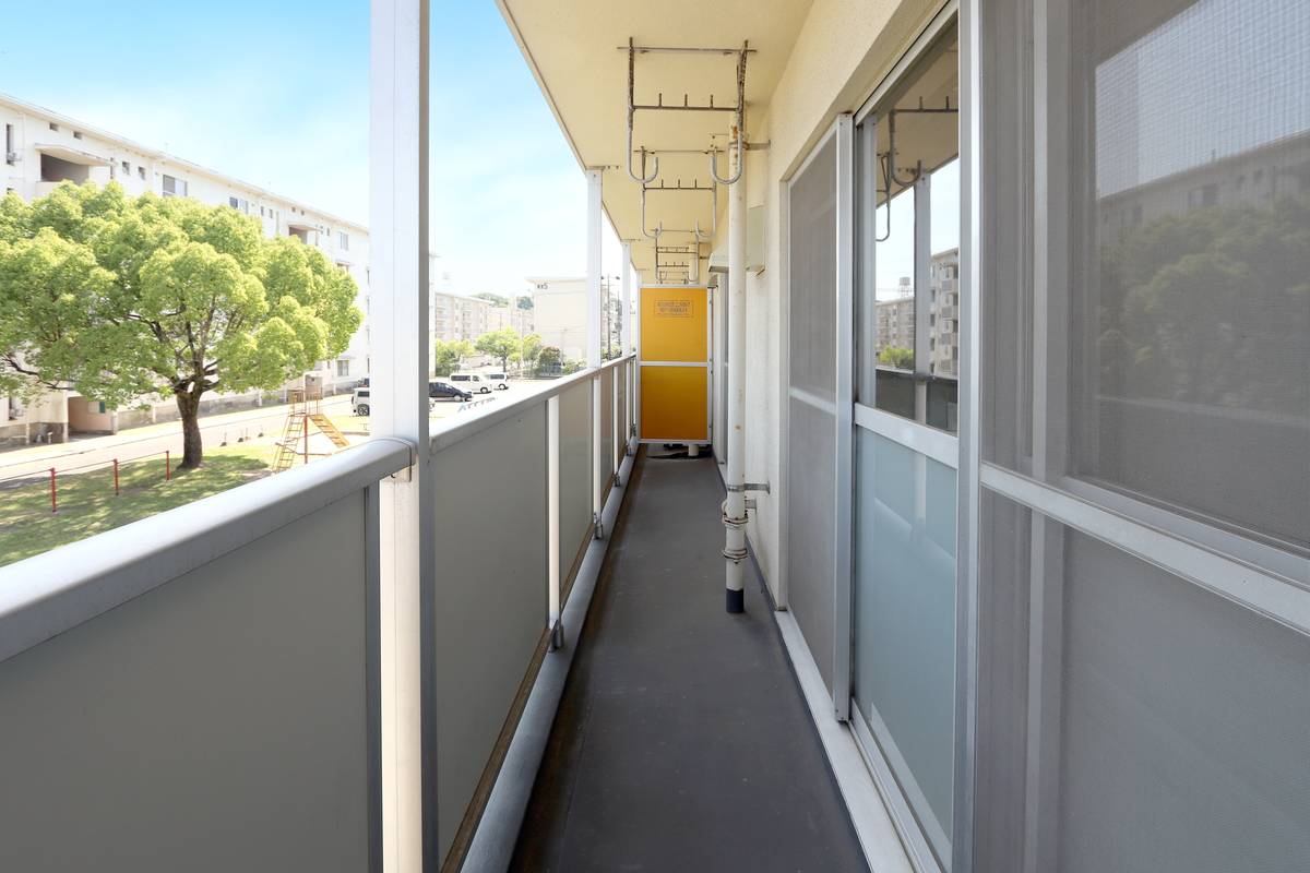 Balkon di Village House Daido di Hofu-shi
