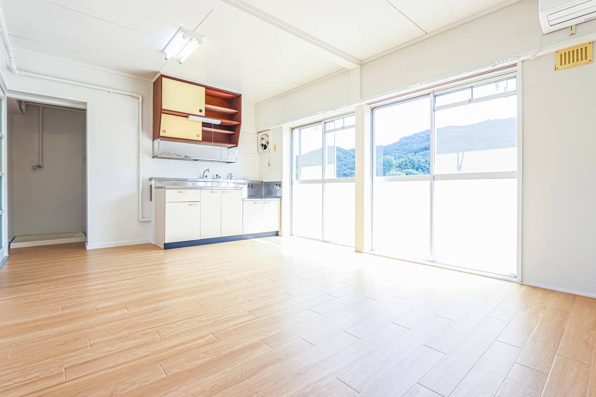 Living Room in Village House Kiyosue in Shimonoseki-shi