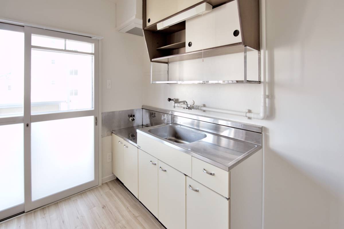 Dapur di Village House Kiyosue di Shimonoseki-shi