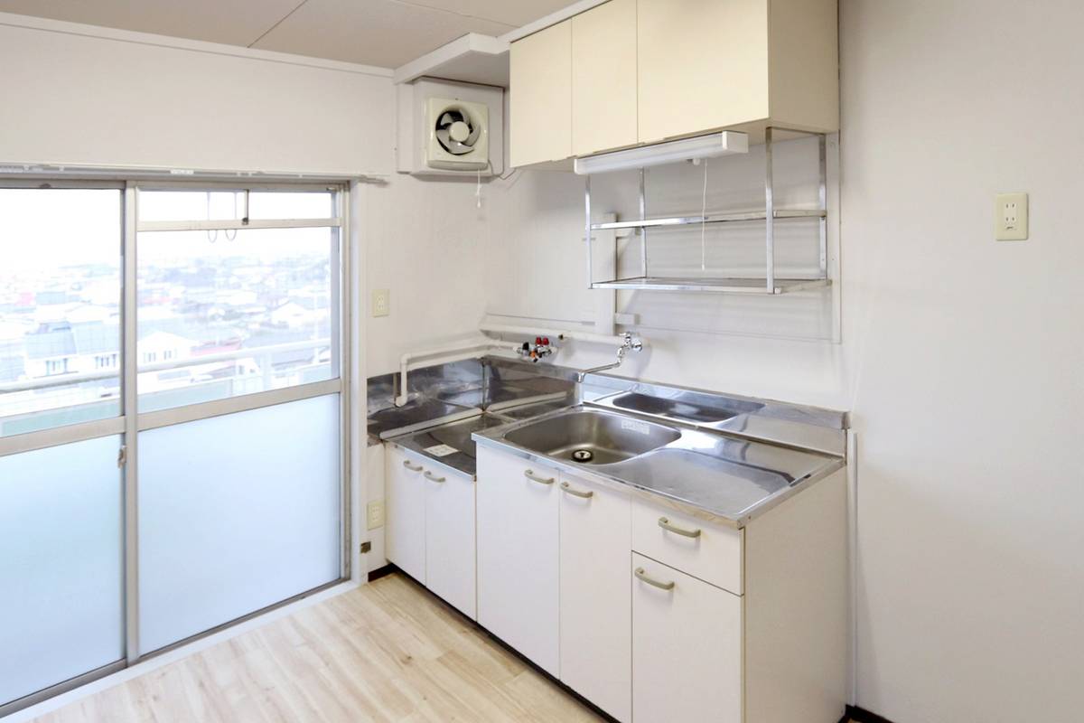 Kumage-gun मा Village House Hirao Dai 2 मा किचन