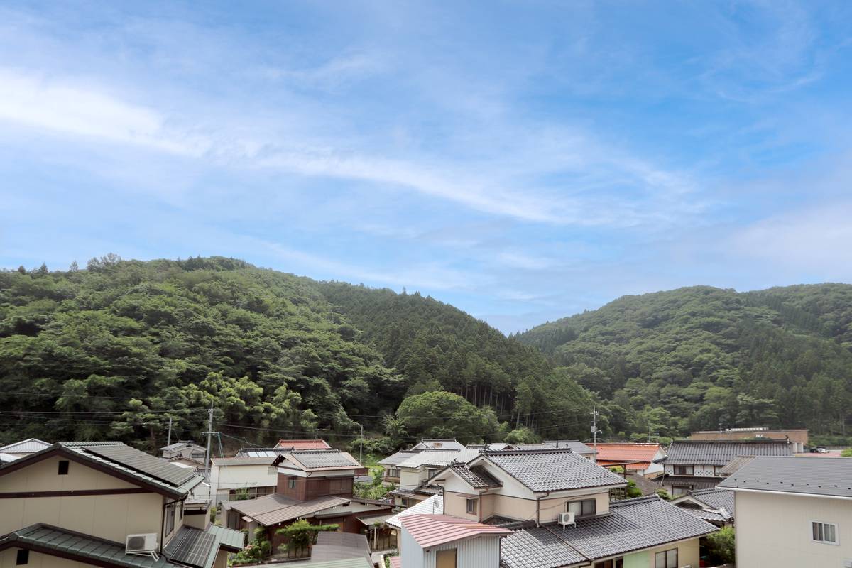 Pemandangan dari Village House Mine di Mine-shi