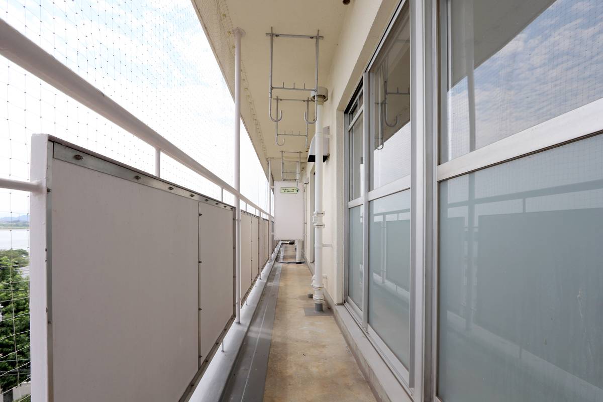 東区ビレッジハウス西大寺のバルコニー