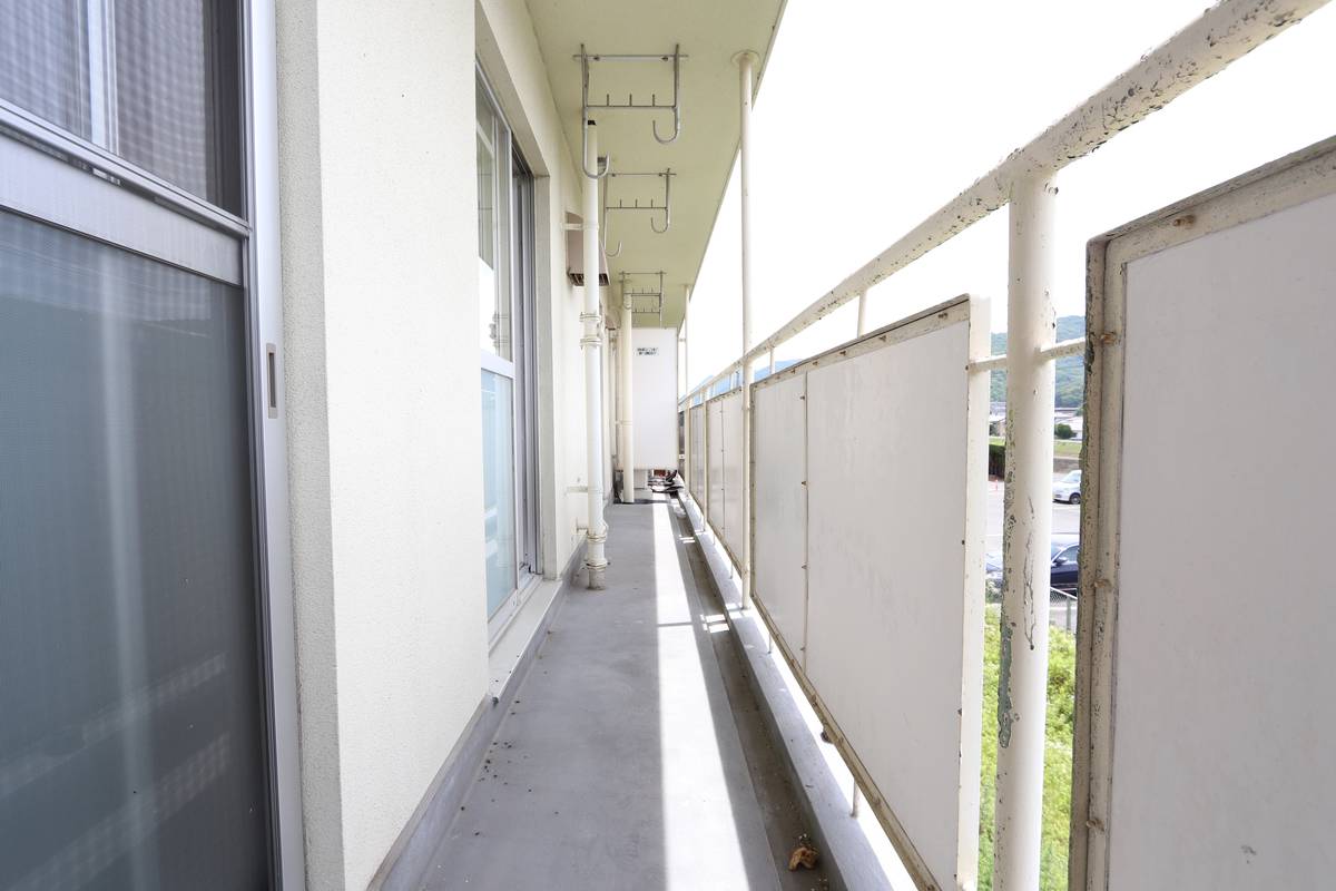 和気郡ビレッジハウス和気のバルコニー