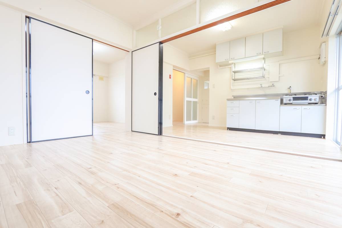 津山市ビレッジハウス高野のリビング