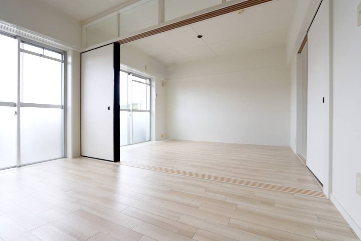 出雲市ビレッジハウス塩冶のリビング