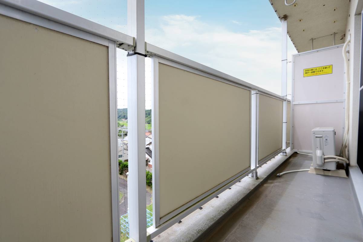 出雲市ビレッジハウス塩冶のバルコニー