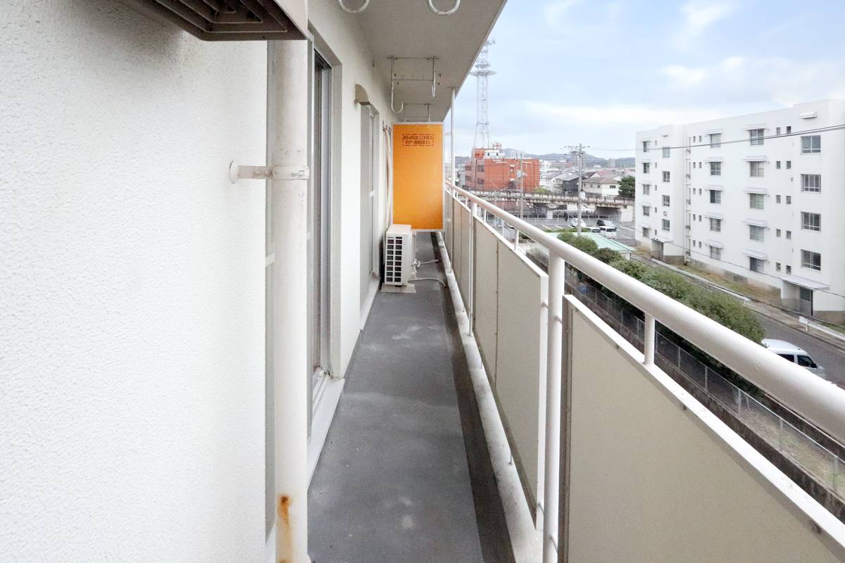 出雲市ビレッジハウス塩冶のバルコニー