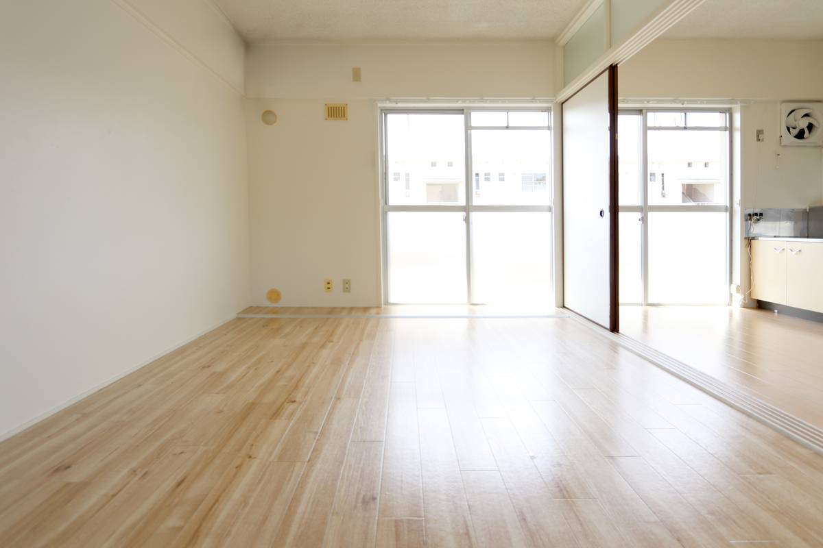 Living Room in Village House Shoou in Katsuta-gun