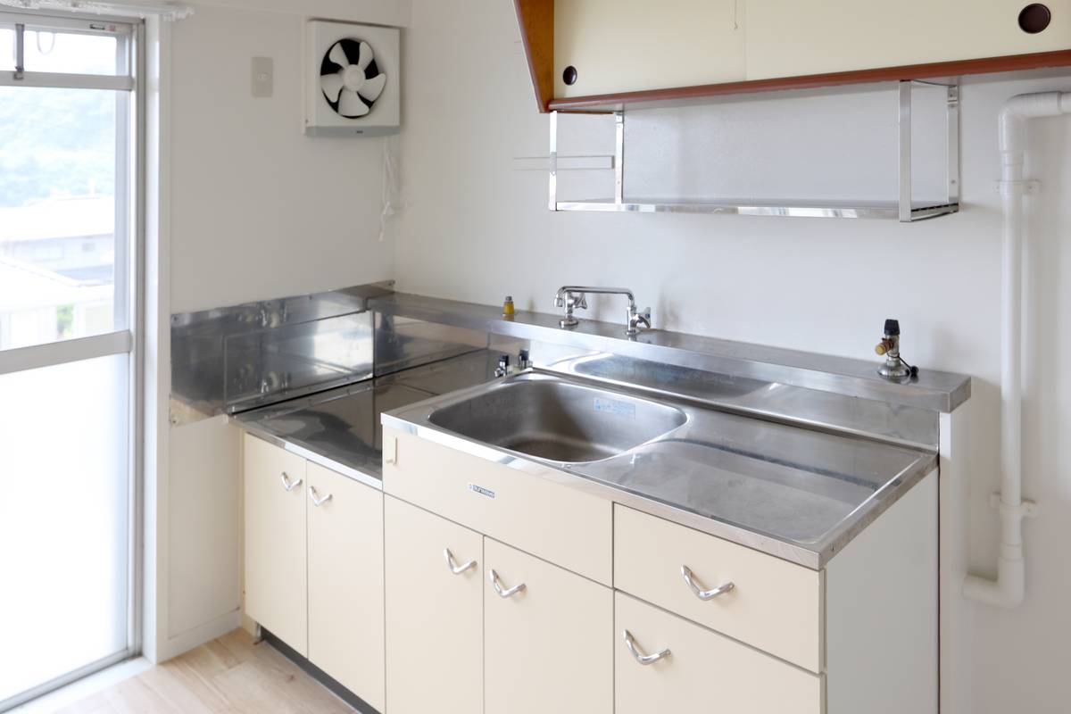 Kasaoka-shi ရှိ Village House Asahigaoka ၏ မီးဖိုချောင်