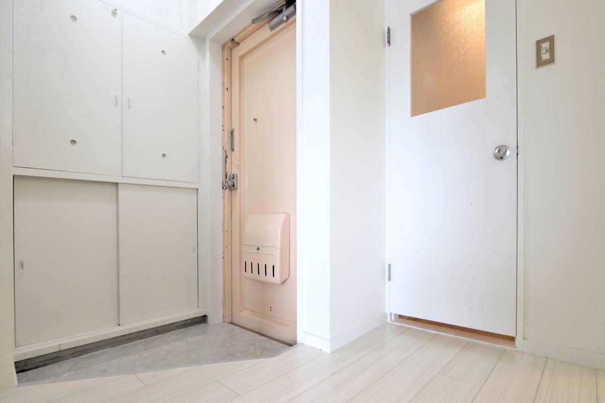 鳥取市ビレッジハウス岩倉Ⅱの玄関