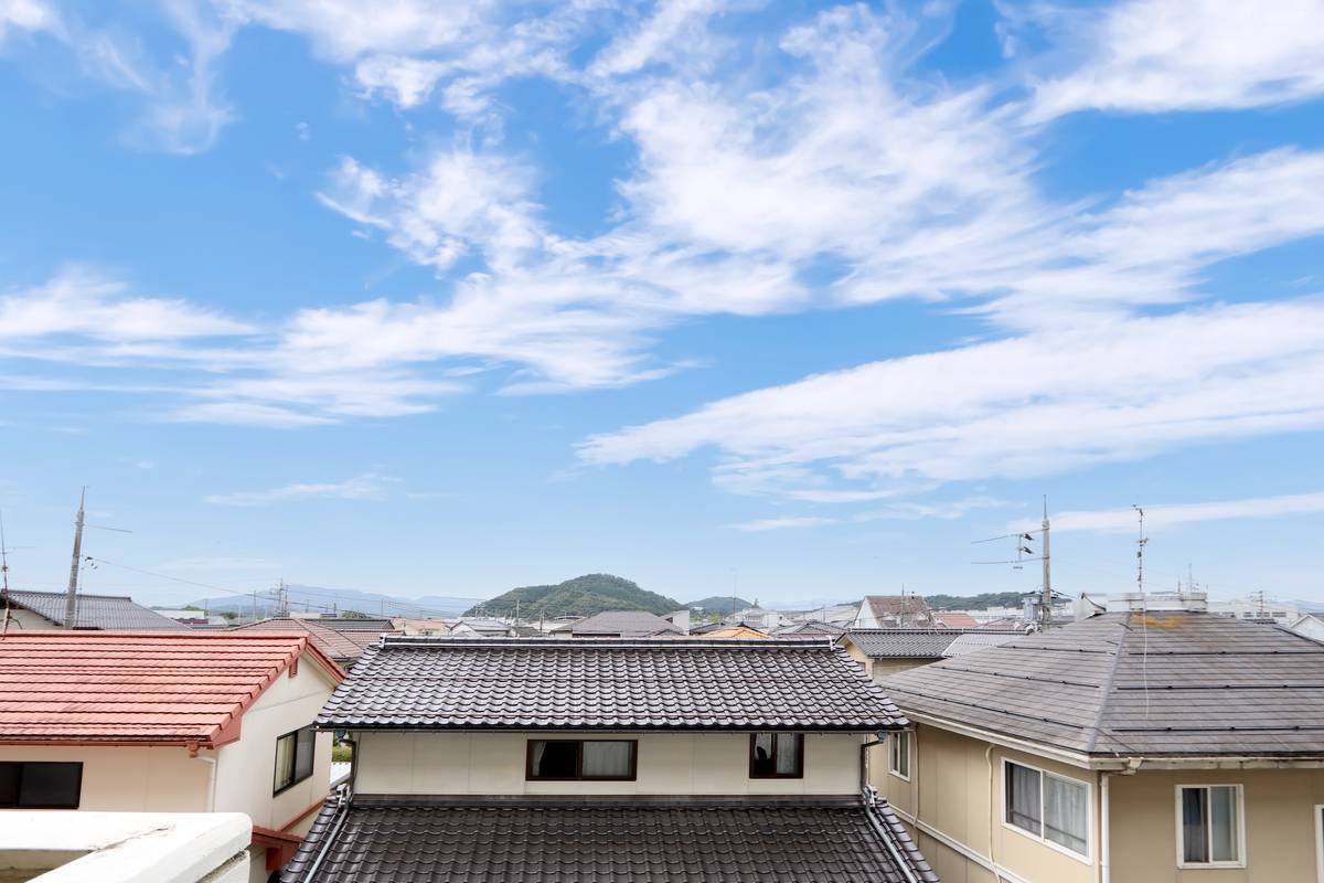 鳥取市ビレッジハウス岩倉の眺望