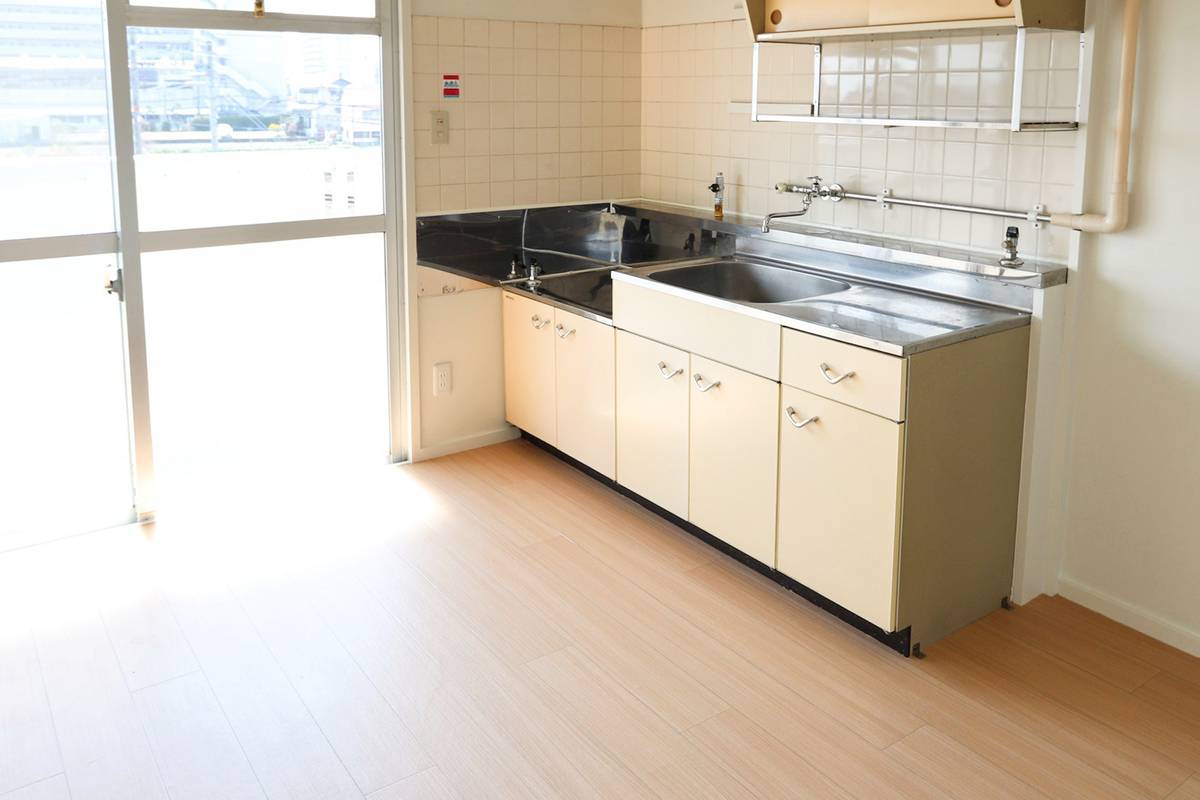 Mihara-shi मा Village House Mihara Fudekage मा किचन