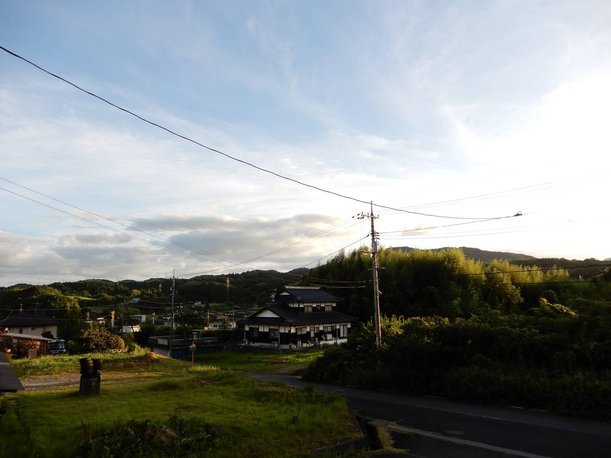 Tầm nhìn từ Village House Chuo ở Kume-gun
