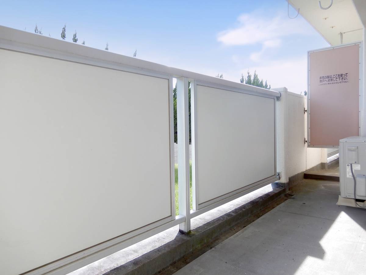 宇部市ビレッジハウス楠Ⅱのバルコニー