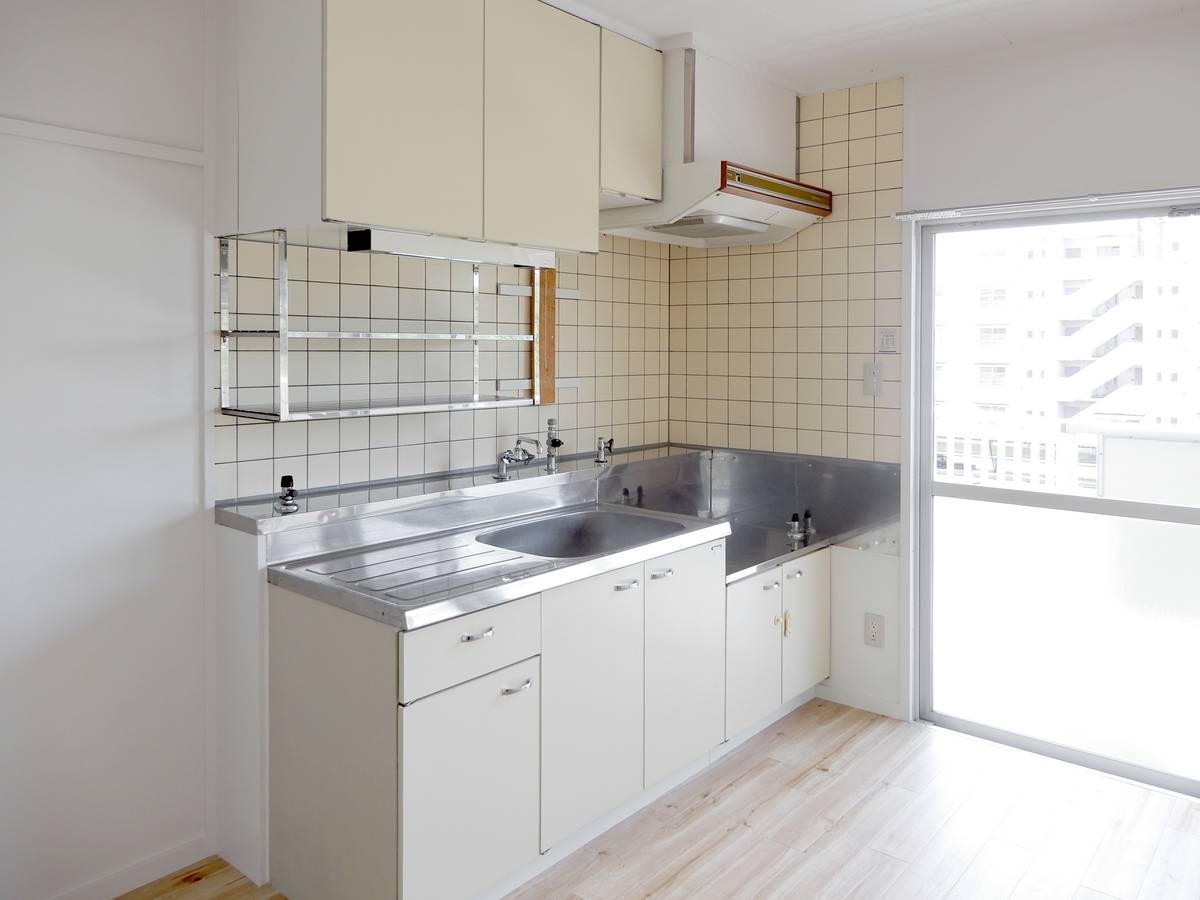 Dapur di Village House Ooda di Oda-shi