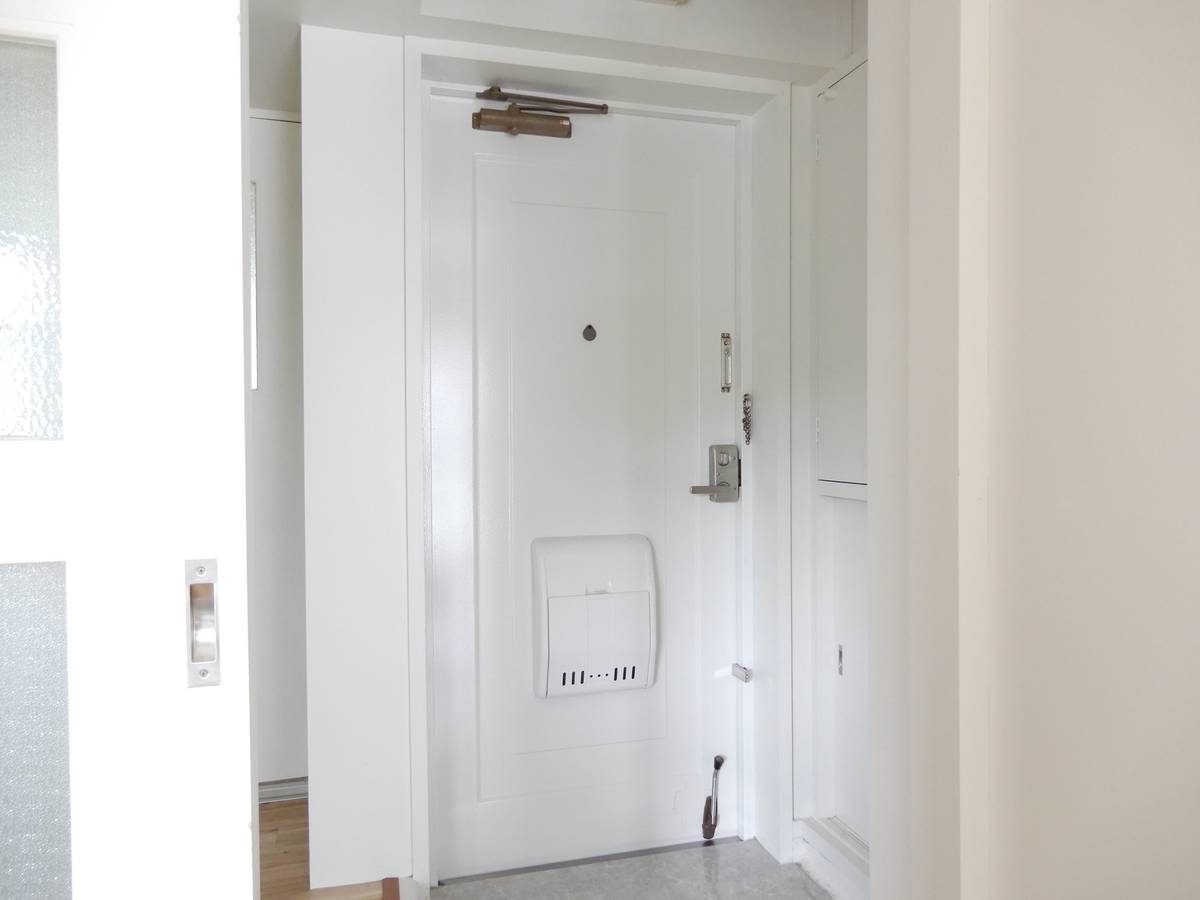 Entrada do apartamento de Village House Ogoori em Yamaguchi-shi