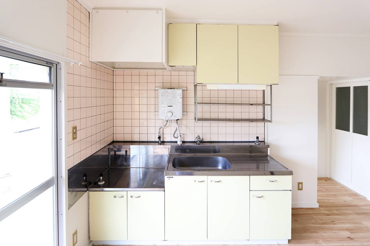 Cozinha de Village House Ogoori em Yamaguchi-shi