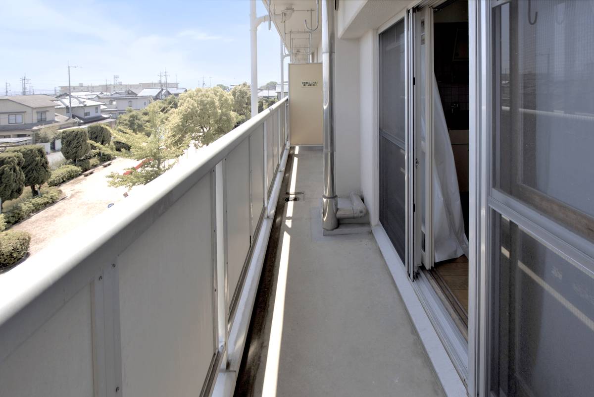 Balcony in Village House Yonago in Yonago-shi