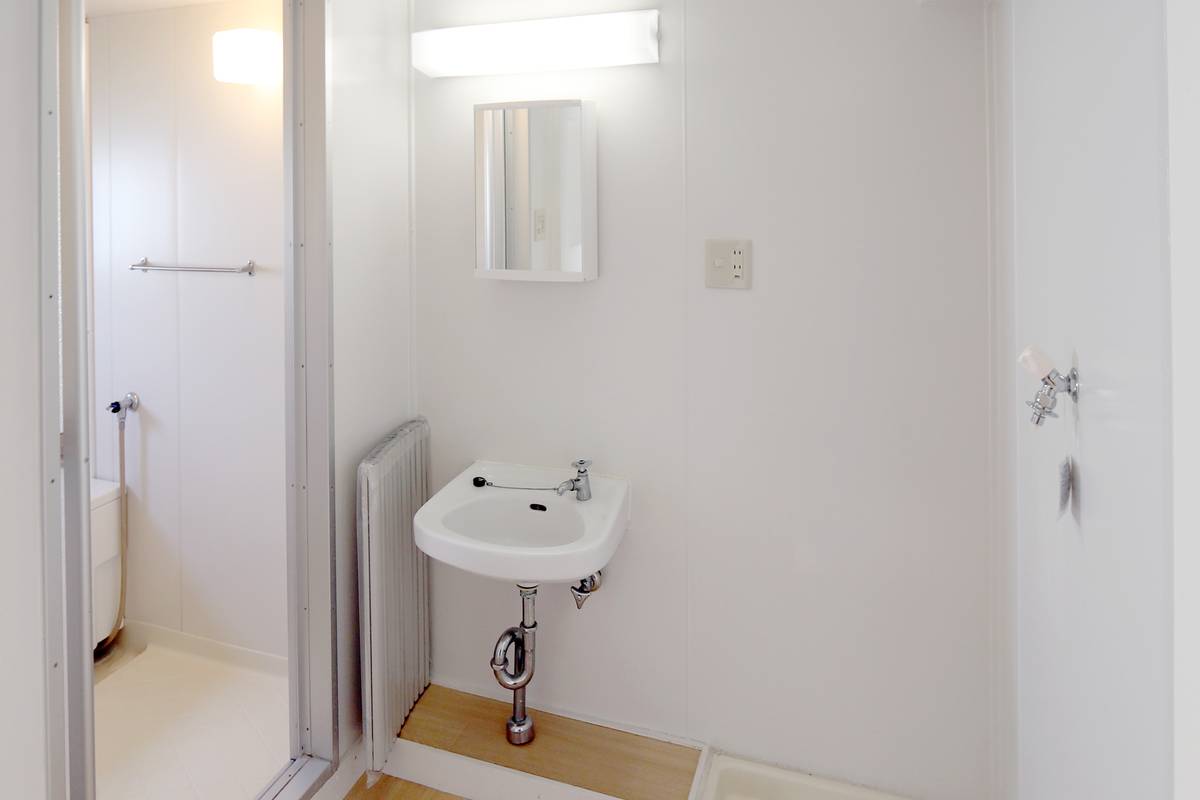 Powder Room in Village House Oomine in Mine-shi