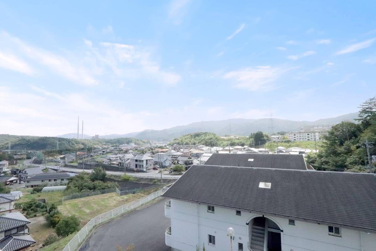 View from Village House Oomine in Mine-shi