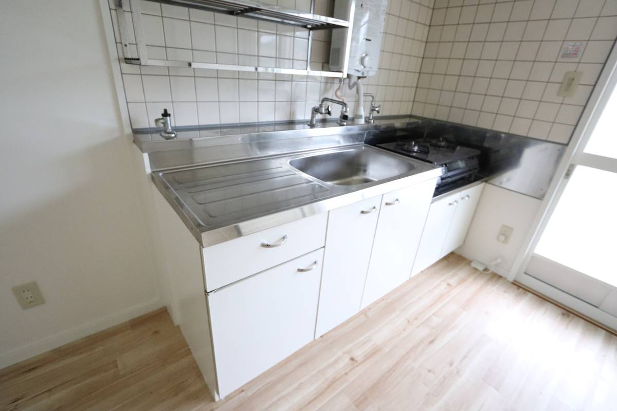 Khu vực bếp của Village House Takebe Yosida ở Kita-ku