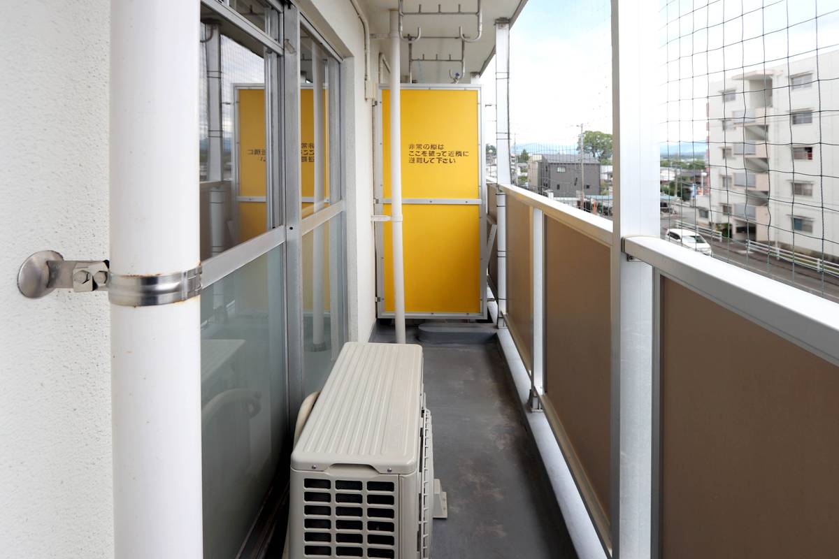 北区ビレッジハウス竜田のバルコニー