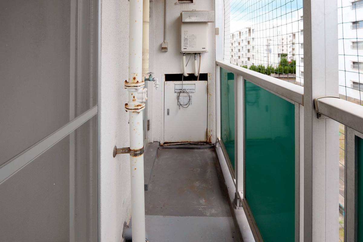 Varanda de Village House Shiranoe em Moji-ku