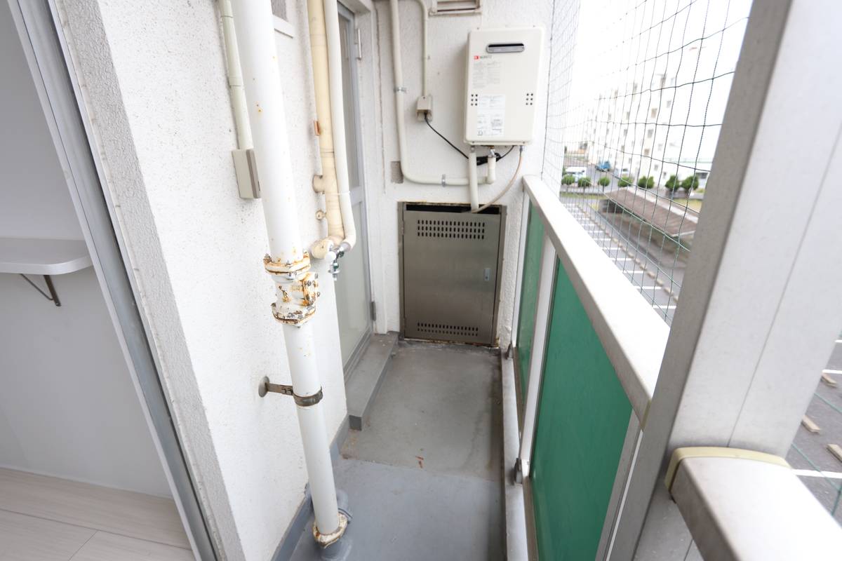 Balkon di Village House Shiranoe di Moji-ku
