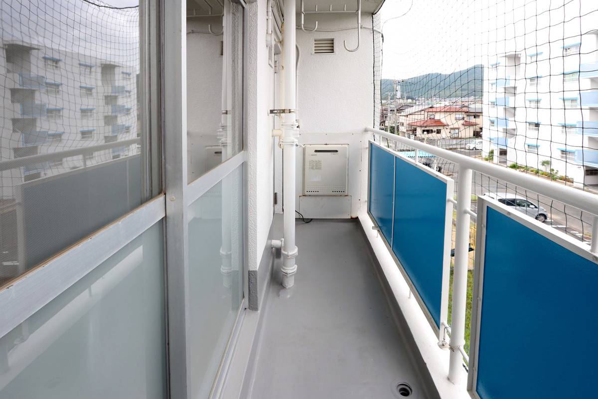 Balcony in Village House Noke in Sawara-ku