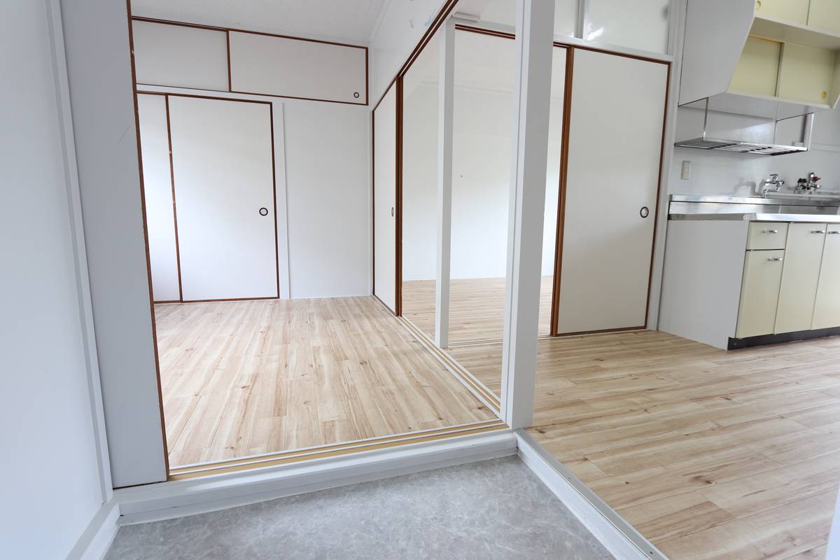 長崎市ビレッジハウス末石の玄関