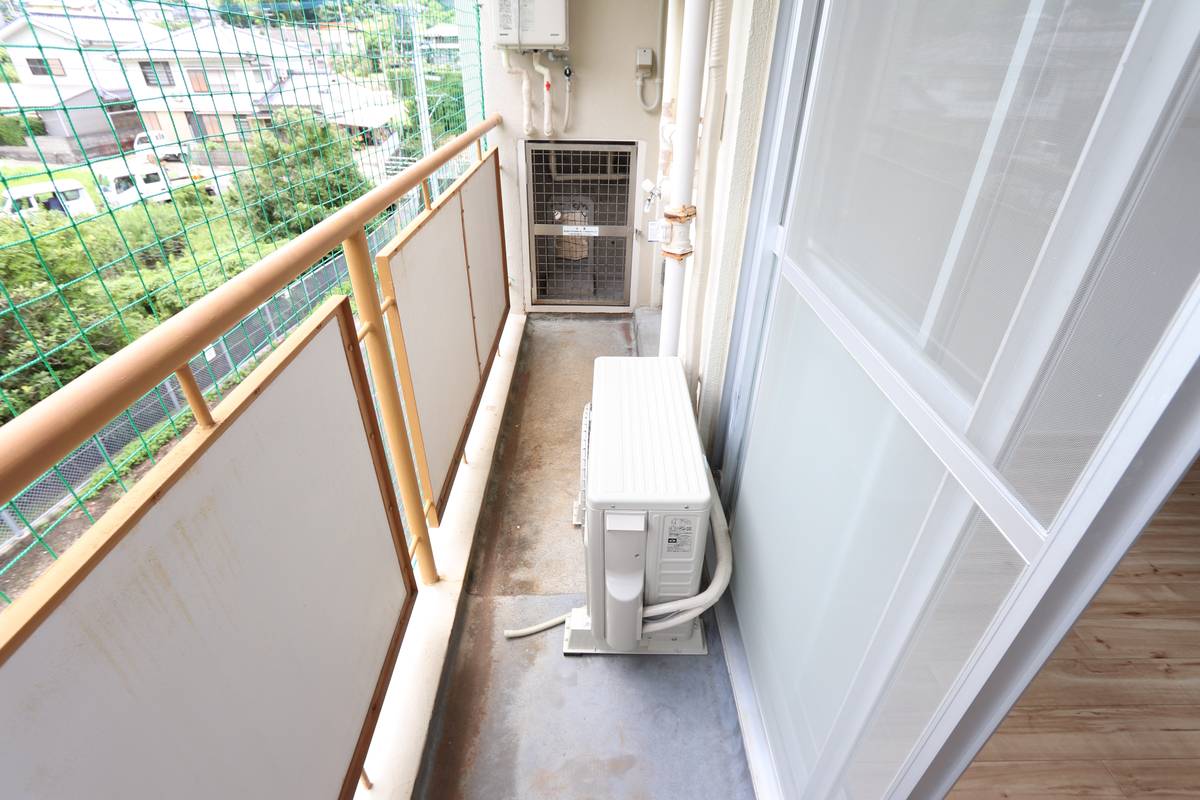 長崎市ビレッジハウス末石のバルコニー