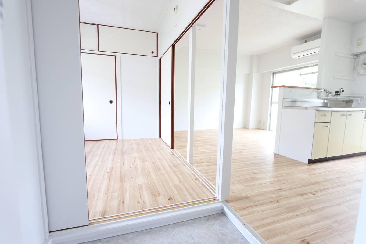 長崎市ビレッジハウス末石の玄関