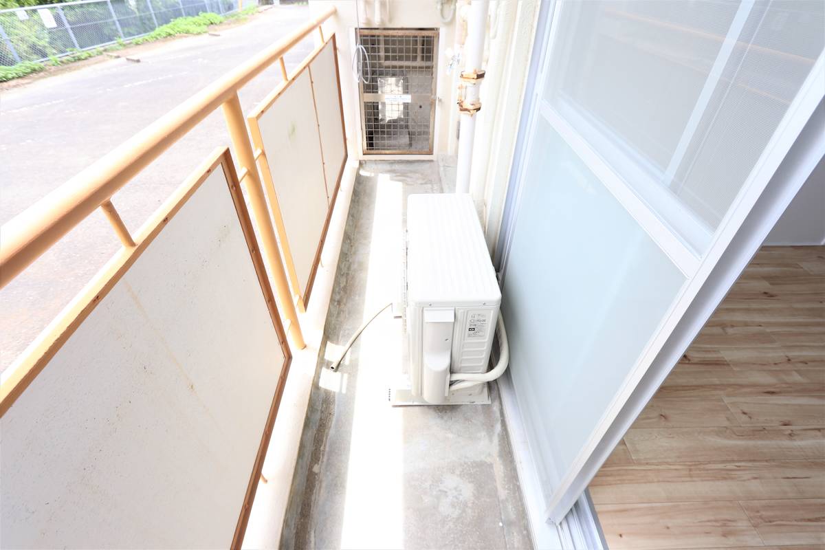 西彼杵郡ビレッジハウス時津のバルコニー