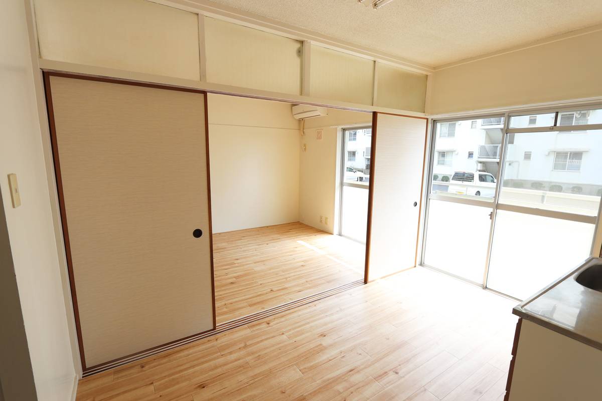 Living Room in Village House Amagi in Asakura-shi