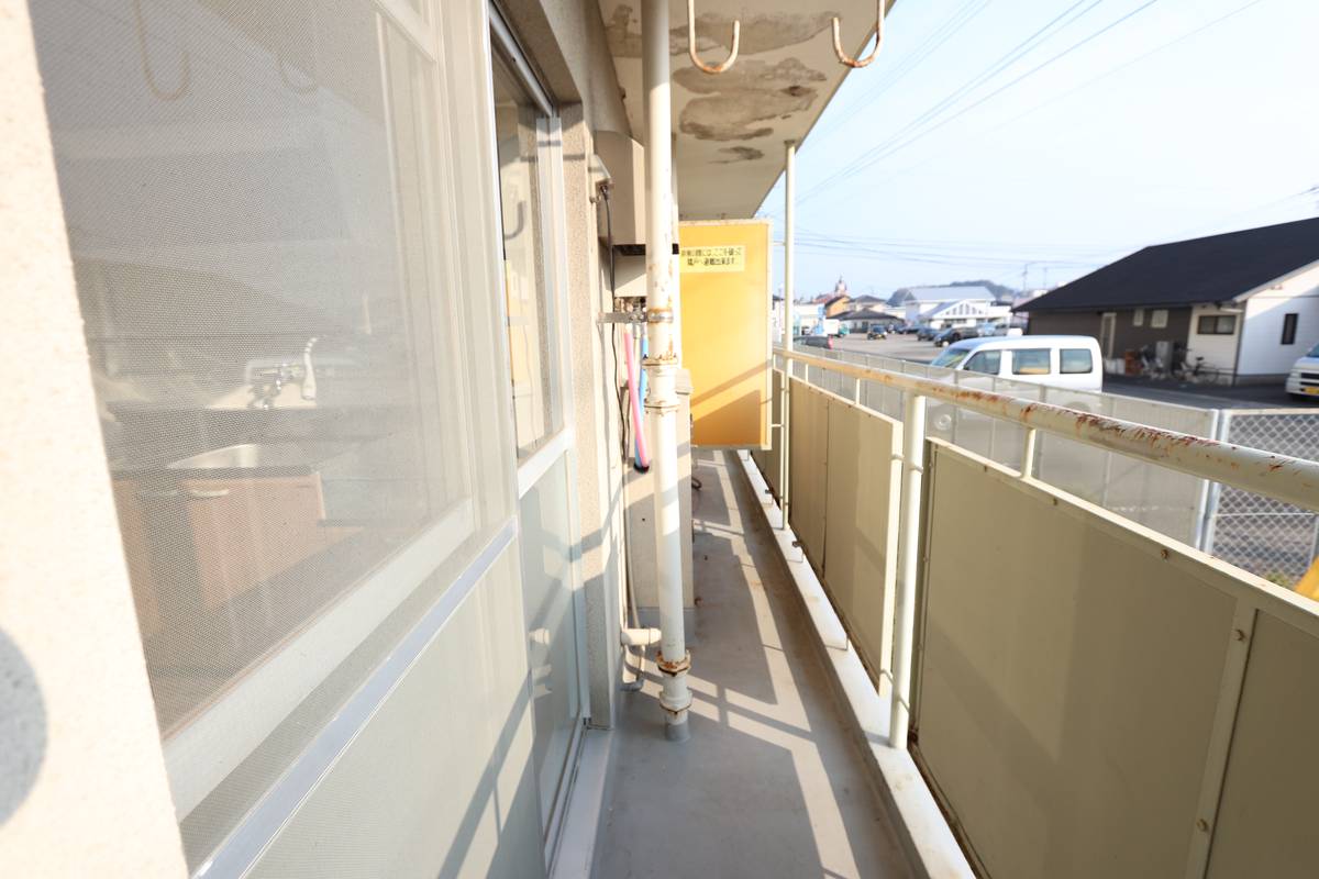 Balcony in Village House Imari in Imari-shi