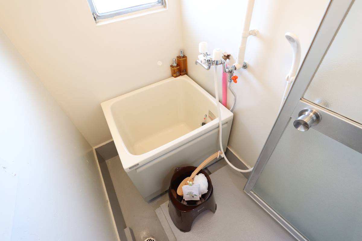 Phòng tắm của Village House Kanda ở Miyako-gun