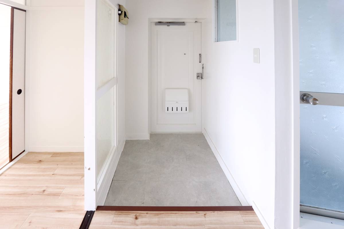 Khu vực cửa ra vào Village House Iizuka ở Iizuka-shi