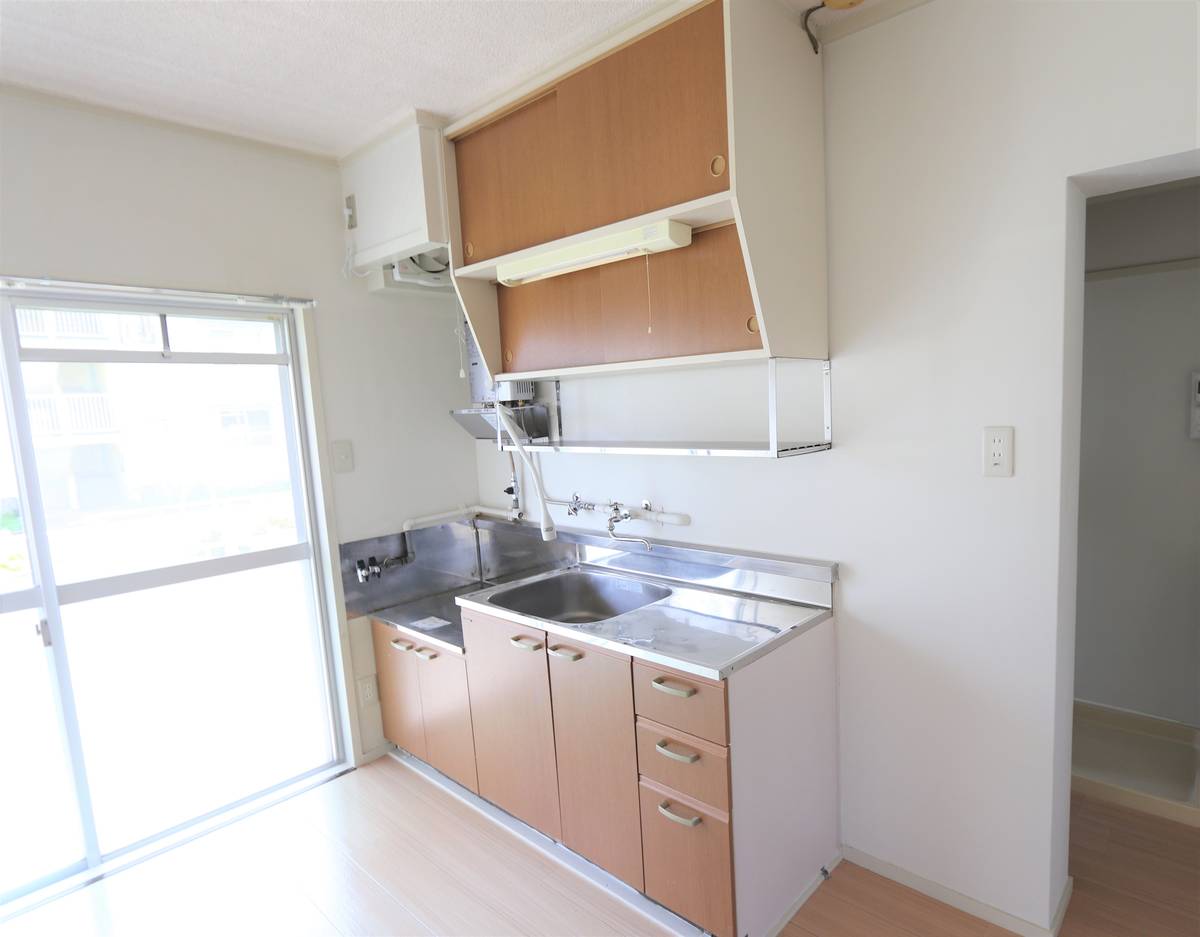 Kurume-shi मा Village House Araki मा किचन