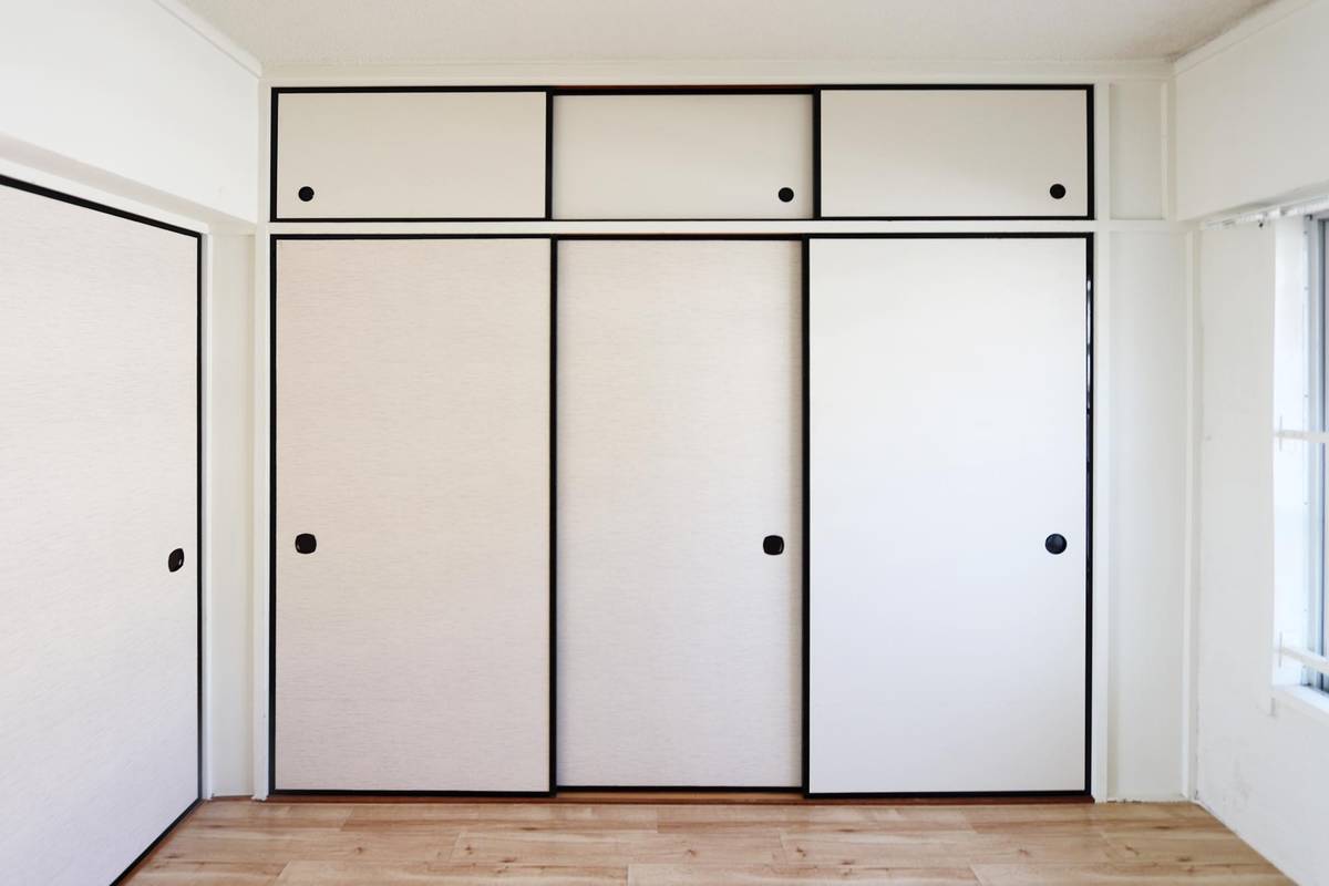 Khu vực chứa đồ của Village House Ueki ở Kita-ku